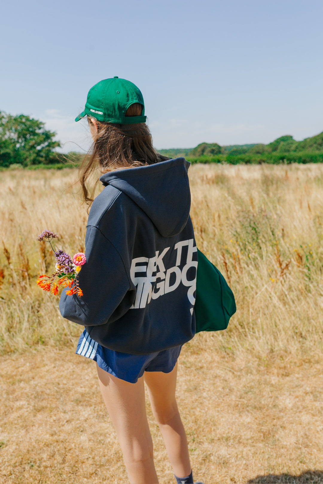 "SEEK THE KINGDOM" ZIP PETROL BLUE