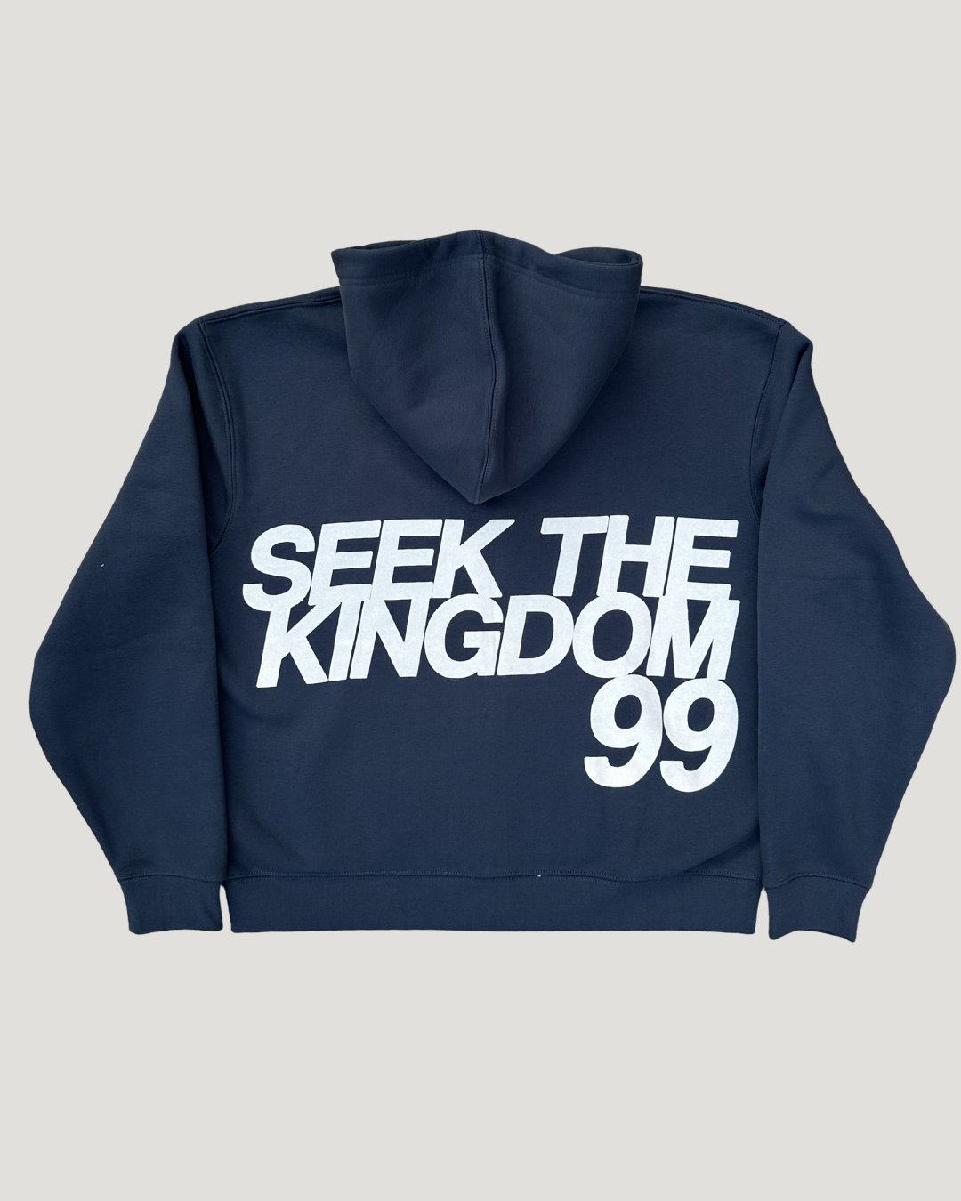 "SEEK THE KINGDOM" ZIP PETROL BLUE
