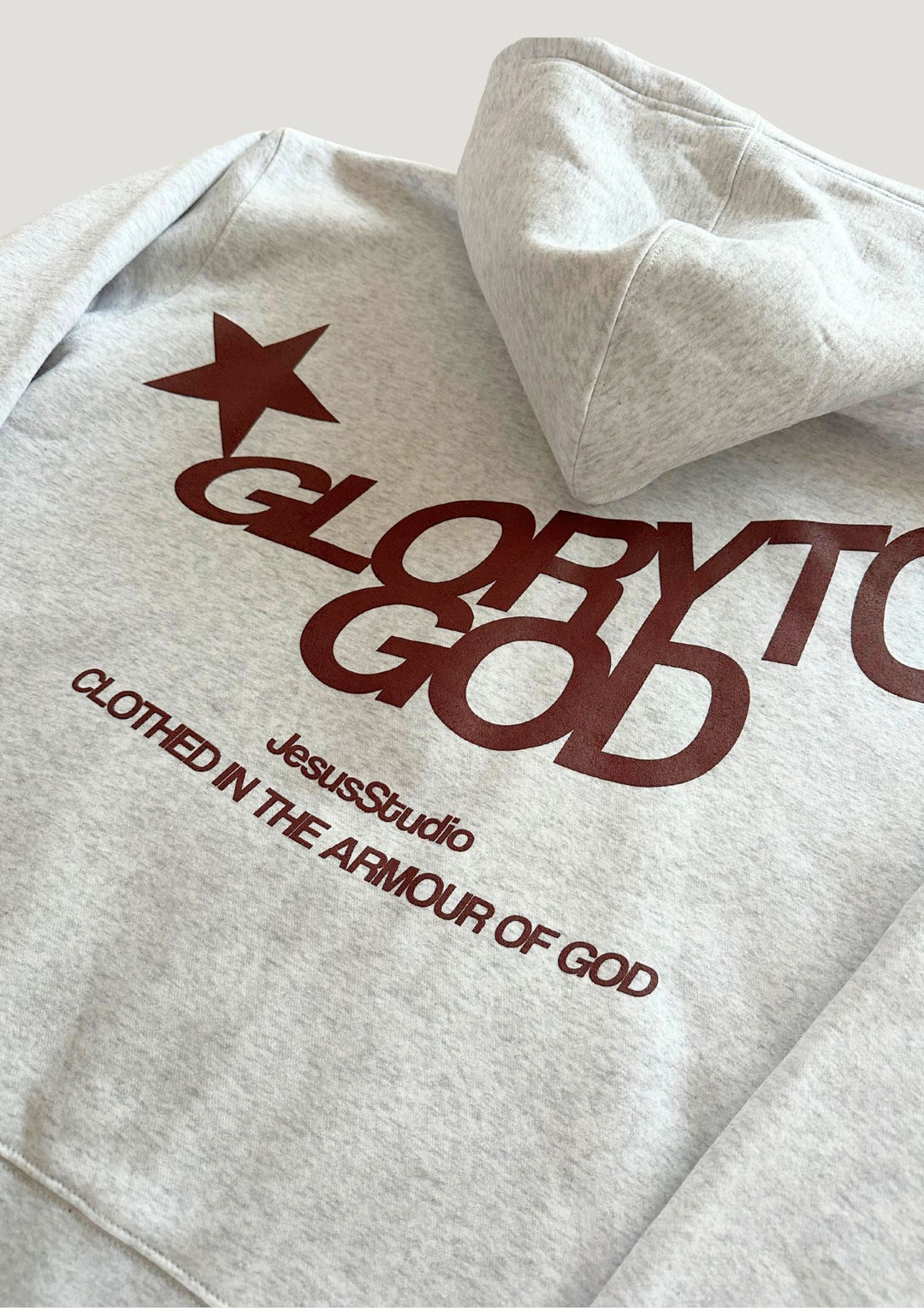 "GLORY TO GOD" ZIP HOODIE
