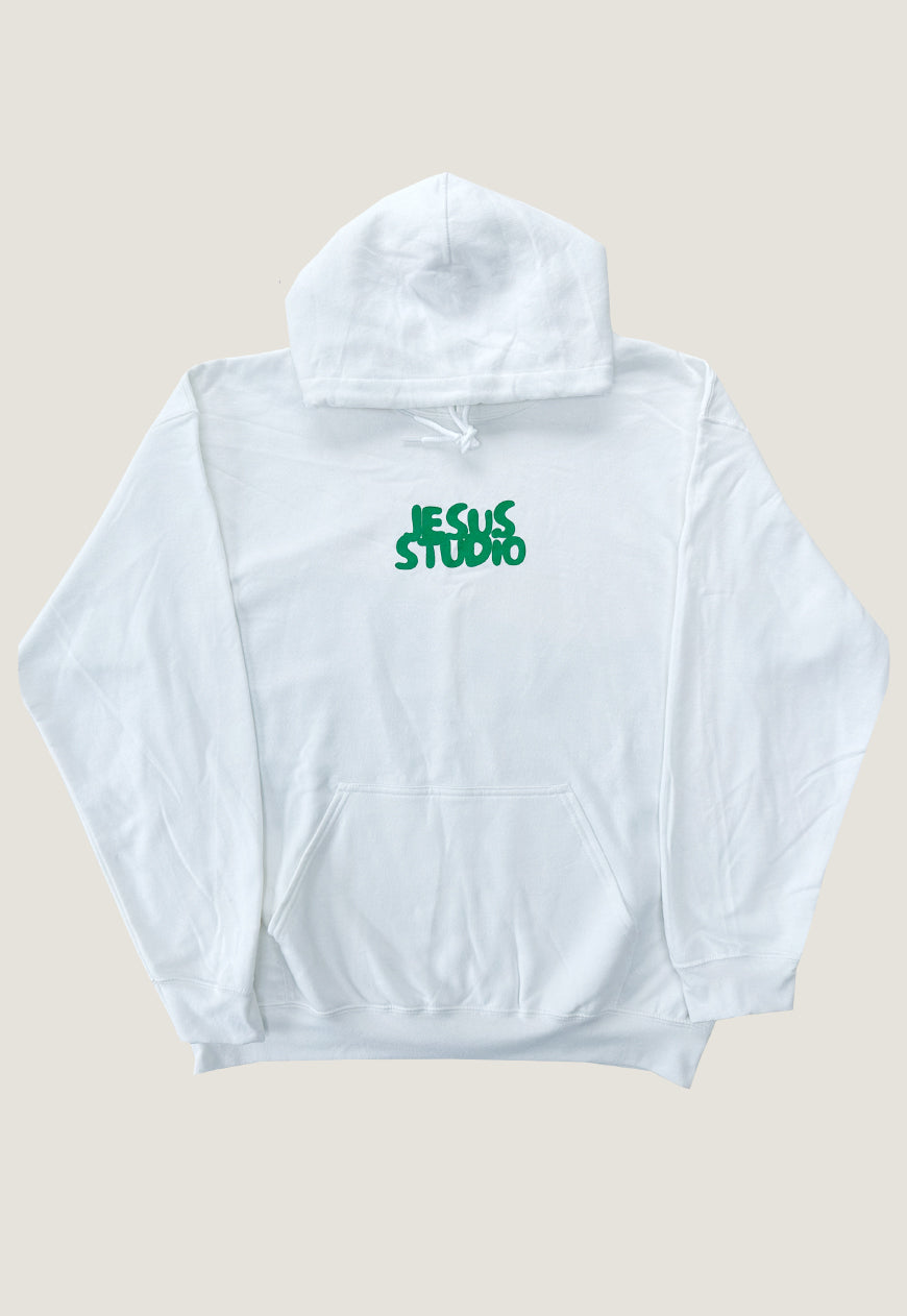 "THE WAY" white Hoodie